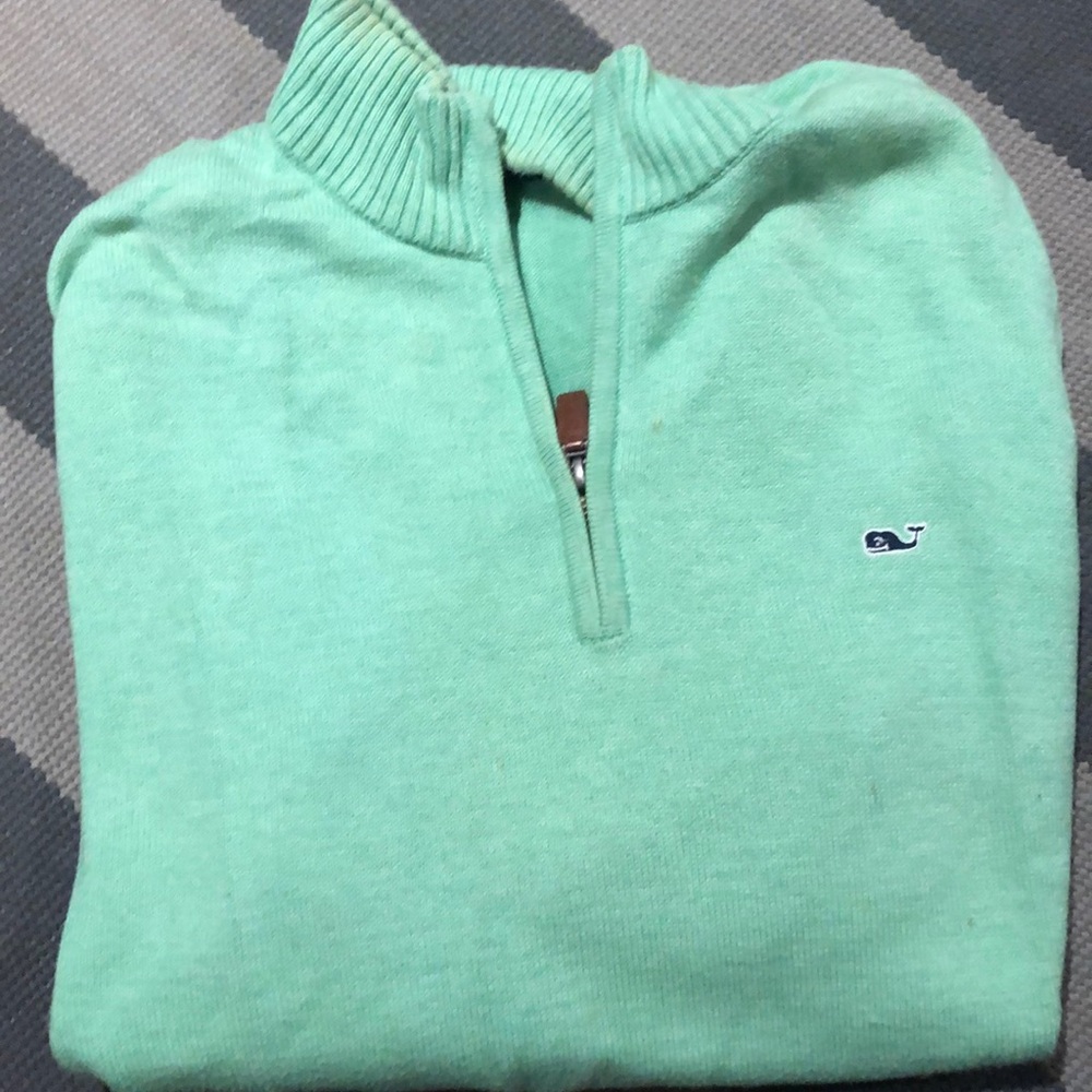 Green vineyard vines pullover men’s
